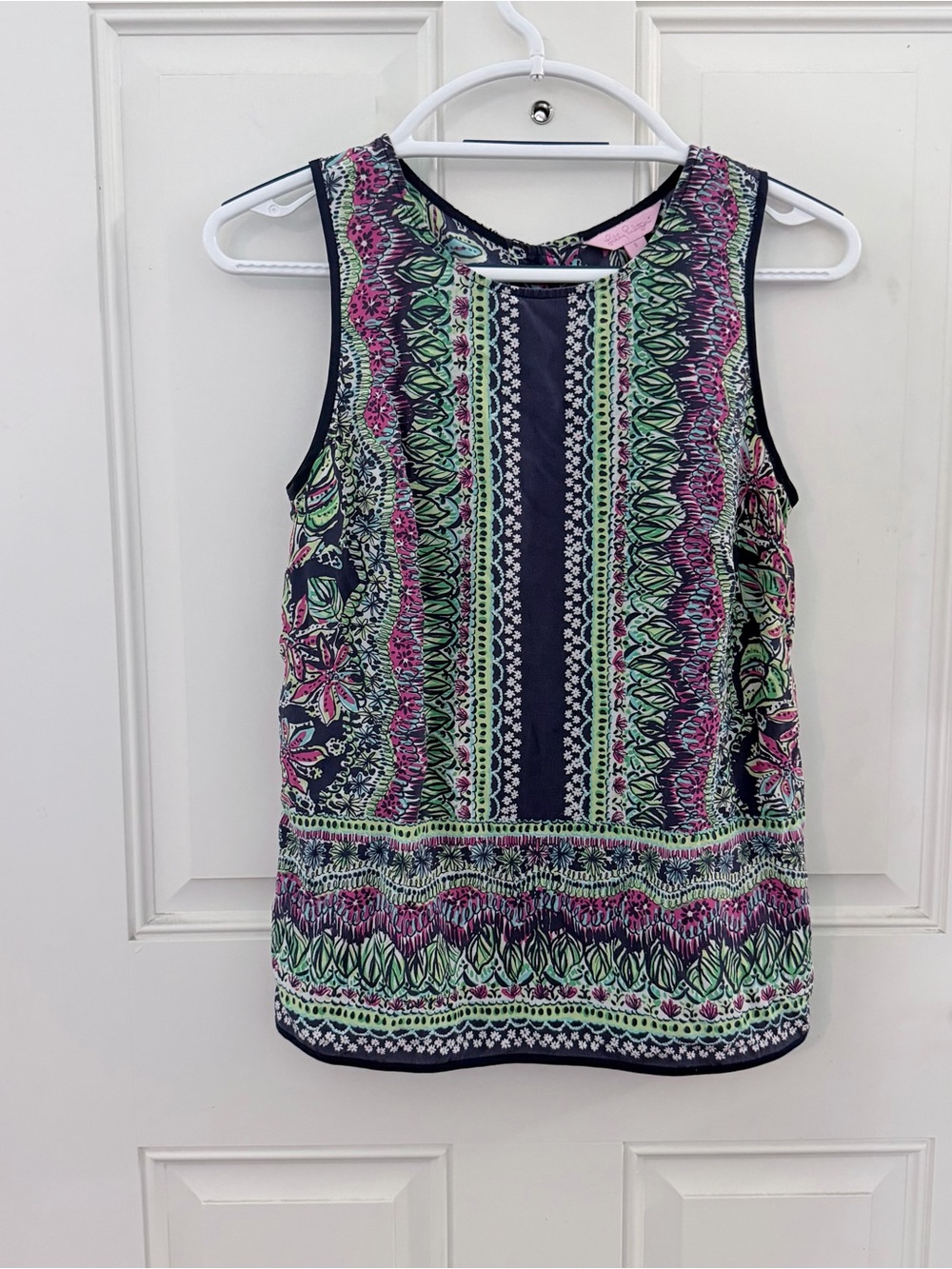 Lilly Pulitzer Iona Silk Tank Top S | Not Too Catty
